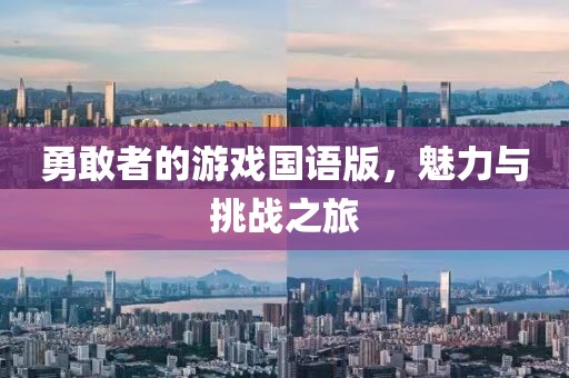 勇敢者的游戏国语版，魅力与挑战之旅