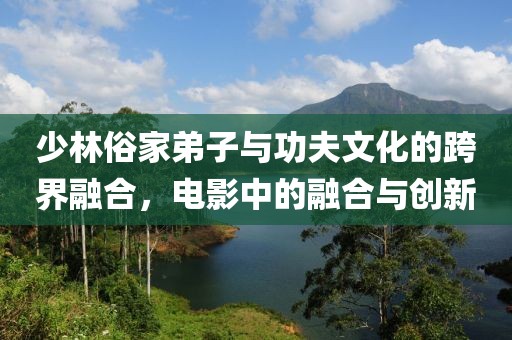 少林俗家弟子与功夫文化的跨界融合，电影中的融合与创新