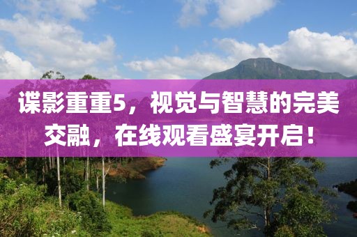 谍影重重5，视觉与智慧的完美交融，在线观看盛宴开启！