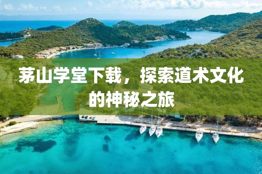 茅山学堂下载，探索道术文化的神秘之旅