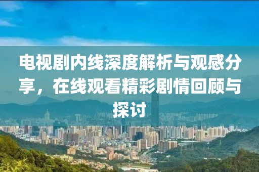 电视剧内线深度解析与观感分享，在线观看精彩剧情回顾与探讨