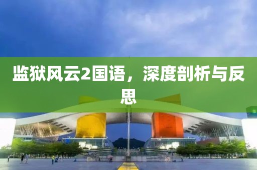 监狱风云2国语，深度剖析与反思