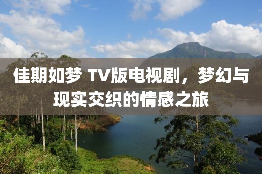 佳期如梦 TV版电视剧，梦幻与现实交织的情感之旅