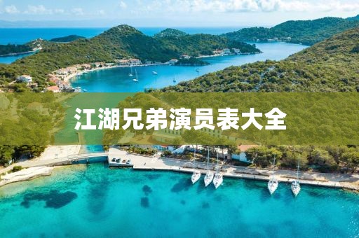 江湖兄弟演员表大全