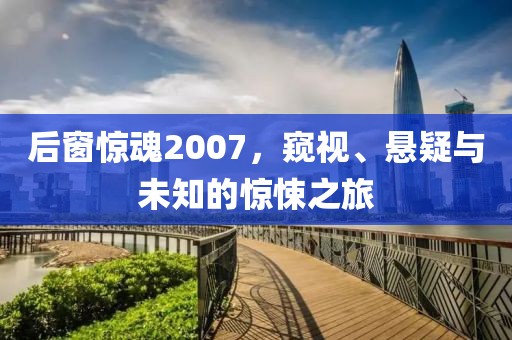 后窗惊魂2007，窥视、悬疑与未知的惊悚之旅