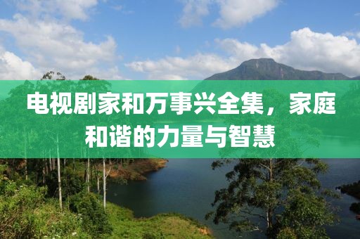 电视剧家和万事兴全集，家庭和谐的力量与智慧