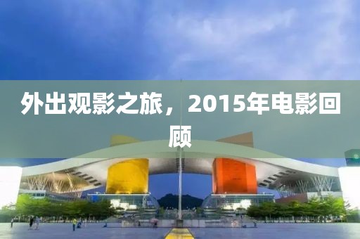 外出观影之旅，2015年电影回顾