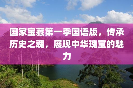 国家宝藏第一季国语版，传承历史之魂，展现中华瑰宝的魅力