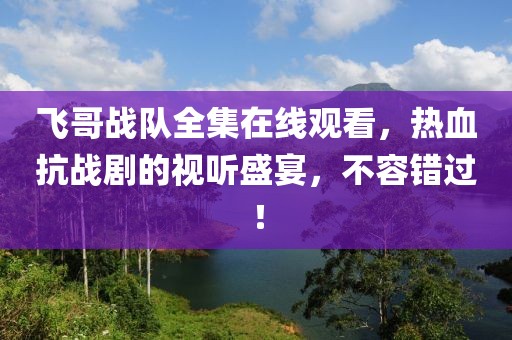 飞哥战队全集在线观看，热血抗战剧的视听盛宴，不容错过！