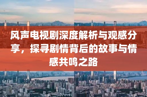 风声电视剧深度解析与观感分享，探寻剧情背后的故事与情感共鸣之路